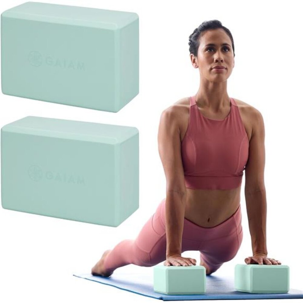 Yoga Block - Supportive Latex-Free Eva Foam - Soft Non-Slip Surface